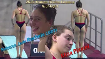 Women's Diving | Elisa Pizzini | Rebecca Jade Rachele CURTI | Highlight | 2021 Italian Diving Champs