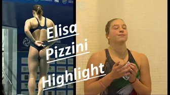 Women's Diving | Elisa Pizzini | Beautiful italian junior diver | Highlight