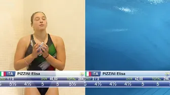 Women's Diving | Elisa Pizzini | Beautiful italian junior diver | Highlight #10