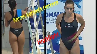 Women's Diving | Emma Larcada Herrera | Beautiful Spanish diver | 2022 European Diving Champs