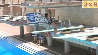 Women's Diving | Emma Larcada Herrera | Beautiful Spanish diver | 2022 European Diving Champs #10