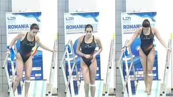 Women's Diving | Emma Larcada Herrera | Beautiful Spanish diver | 2022 European Diving Champs #6