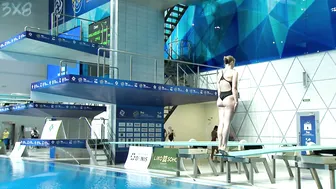 Women's Diving | Lauren hallaselka(FIN) | Beautiful Finnish diver | 1M 3M KYIV 2021 #4