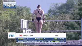 Women's Diving | Tatiana Conn | Beautiful Canadian Diver | Highlight | Bolzano 2022 #7