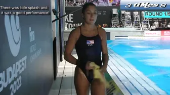 Women's Diving | Maycey Adrianne VIETA | Beautiful Puerto Rican Diver | Highlight | Budapest 2022 #2