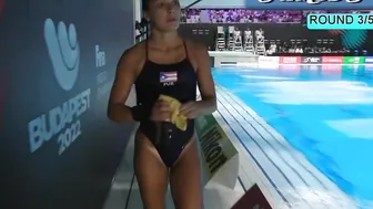 Women's Diving | Maycey Adrianne VIETA | Beautiful Puerto Rican Diver | Highlight | Budapest 2022 #6