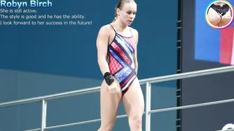 [ 4K ] Women's Diving | Robyn BIRCH | Beautiful Diver | CLOSE-UP | 2017 FINA Diving #10