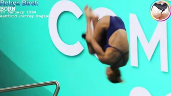 [ 4K ] Women's Diving | Robyn BIRCH | Beautiful Diver | CLOSE-UP | 2017 FINA Diving #2