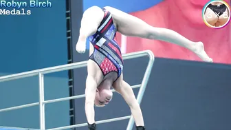 [ 4K ] Women's Diving | Robyn BIRCH | Beautiful Diver | CLOSE-UP | 2017 FINA Diving #6