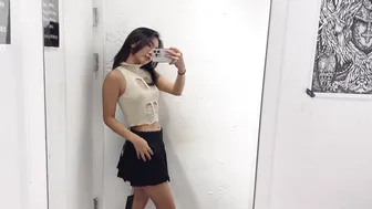 4K| 2024✌♥️♥️E-girl Try on haul Transparent in Red21 #6