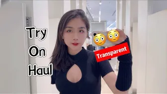 [4K] Spring Fashion Try-On Haul | Mango in Turkey ???? summer look | #transparent #seethrough