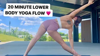 20 Minute Lower Body Yoga Flow | Hamstrings, Hips, & Groin