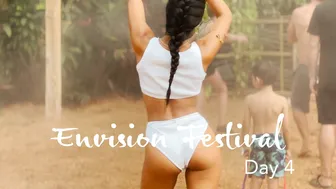 Envision Festival Day 4 Vlog: White Cotton Two-Piece Set & Non-Stop Fun!