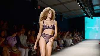 4K Slow Motion] Luxury lingerie Gala show | Curve Collective | Paraiso Miami Beach #8