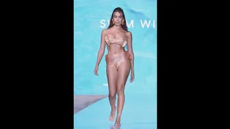 Vertical Slow Motion] SWIM WITH POPPIES Part-2 | Miami Swim Week® -The Shows 2023 | DC Swim Week