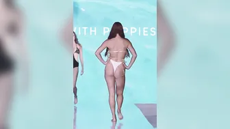 Vertical Slow Motion] SWIM WITH POPPIES Part-2 | Miami Swim Week® -The Shows 2023 | DC Swim Week #2