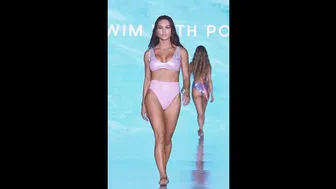 Vertical Slow Motion] SWIM WITH POPPIES Part-1 | Miami Swim Week® -The Shows 2023 | DC Swim Week