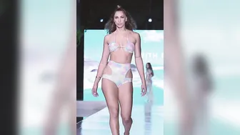 Vertical Slow Motion] SWIM WITH POPPIES Part-1 | Miami Swim Week® -The Shows 2023 | DC Swim Week #3