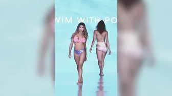 Vertical Slow Motion] SWIM WITH POPPIES Part-1 | Miami Swim Week® -The Shows 2023 | DC Swim Week #4