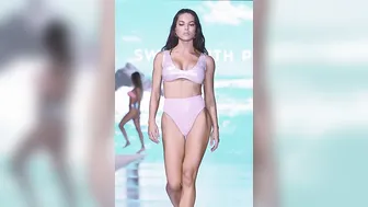 Vertical Slow Motion] SWIM WITH POPPIES Part-1 | Miami Swim Week® -The Shows 2023 | DC Swim Week #6