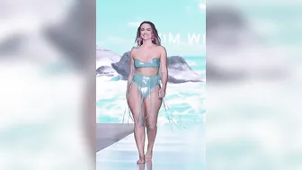 Vertical Slow Motion] SWIM WITH POPPIES Part-1 | Miami Swim Week® -The Shows 2023 | DC Swim Week #9