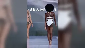 Vertical Slow Motion] LADASKA MECHELLE Part-1 | Miami Swim Week® -The Shows 2023 | DC Swim Week #5