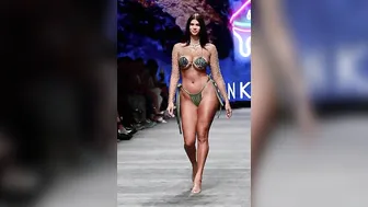 4K Vertical Slow Motion ] PINK MELON SWIMWEAR Part-1 | Miami swim week 2023 #7