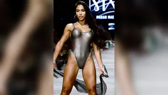 Vertical Slow Motion ] MEGAN MAE MIAMI SWIM Part-1 | Miami swim week 2023 #6