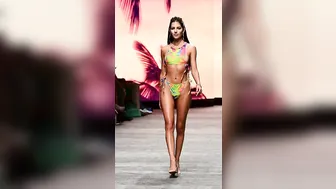 4K Vertical] Lila Nikole Swimwear Part-2 In Slow Motion | Miami Swim Week 2023 #2