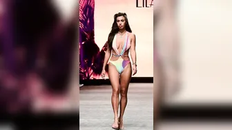 4K Vertical] Lila Nikole Swimwear Part-2 In Slow Motion | Miami Swim Week 2023 #4