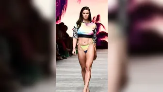 4K Vertical] Lila Nikole Swimwear Part-2 In Slow Motion | Miami Swim Week 2023 #8