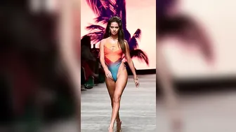 4K Vertical] Lila Nikole Swimwear Part-1 In Slow Motion | Miami Swim Week 2023 #3