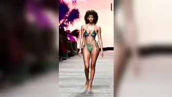 4K Vertical] Lila Nikole Swimwear Part-1 In Slow Motion | Miami Swim Week 2023 #8