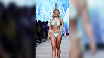 4K] Naava Swimwear Fashion Show Part-2 in Slow Motion| Miami Swim Week 2023 #2