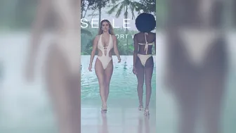 4K Vertical] Jiselle X Kezia Swim Fashion Show Part-1 | Miami Swim Week The SHOW 2023 | DC Swim Week #5