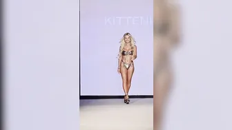 4K Vertical ] Kittenish Swimwear Fashion Show Part-1 | Miami Swim Week 2023 | Paraiso Miami Beach #3