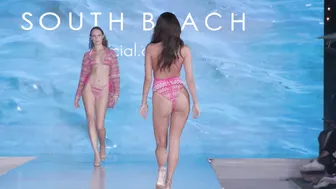 4K 60P] SOUTH BEACH part-2 in Slow Motion | Miami Swim Week2023 | DC Swim Week #2