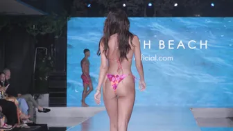 4K 60P] SOUTH BEACH part-1 in Slow Motion | Miami Swim Week2023 | DC Swim Week #2