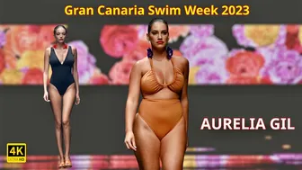 4K 60P] AURELIA GIL swimwear in Slow Motion - Gran Canaria Swim Week 2023 by MODA CÁLIDA