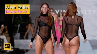 4K 60P] Alvin Valley Lingerie - Part 2 in Slow Motion | Miami Swim Week2023 | DC Swim Week