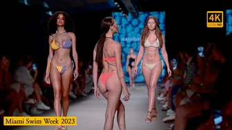 4K 60P] Natasha Tonic In Slow Motion | Miami Swim Week2023 | Paraiso Miami Beach