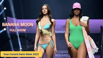 4K 60P] BANANA MOON Swimwear in slow motion - Gran Canaria Swim Week 2023 by MODA CÁLIDA