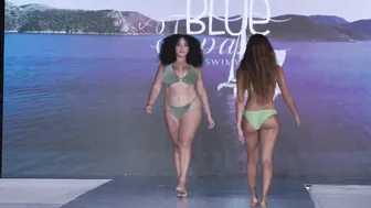 4K 60p] Blue Topaz Swimwear Slow Motion Fashion Show | Miami Swim Week The SHOW 2023 | DC Swim Week #3