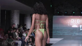 4K 60p] Blue Topaz Swimwear Slow Motion Fashion Show | Miami Swim Week The SHOW 2023 | DC Swim Week #6