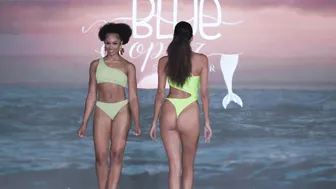 4K 60p] Blue Topaz Swimwear Slow Motion Fashion Show | Miami Swim Week The SHOW 2023 | DC Swim Week #9