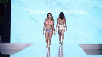 4K 60p] SWIM WITH POPPIES Swimwear | Miami Swim Week The SHOW 2023 | DC Swim Week #2