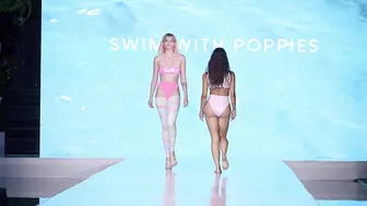 4K 60p] SWIM WITH POPPIES Swimwear | Miami Swim Week The SHOW 2023 | DC Swim Week #3