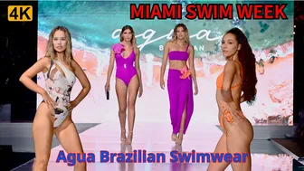 4K 60p] Agua Brazilian Swimwear Fashion Show | Miami Swim Week The SHOW 2023 | DC Swim Week