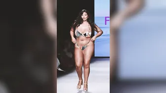 Vertical 4K] Freya | Curve Collective Fashion Show | Miami Swim Week2023 | Paraiso Miami Beach #9