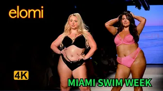 Vertical 4K] elomi |Curve Collective Fashion Show | Miami Swim Week2023 | Paraiso Miami Beach